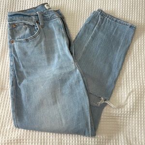 Abercrombie Curve Love the ankle straight jeans